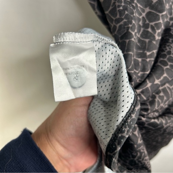 Brunette The Label Gray and Black Leopard Print  T-Shirt Dress - Picture 5 of 8